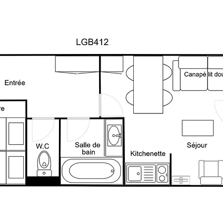 Confortable 2 Pièces, Skis Aux Pieds, Proche Commerces - Fr-1-182a-13 *