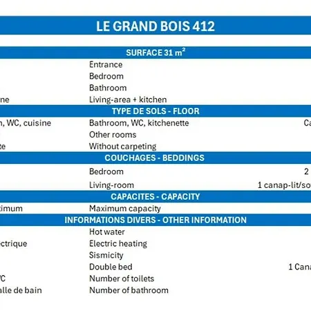 Confortable 2 Pieces, Skis Aux Pieds, 4 Pers, Proche Commerces - Fr-1-182a-13 شقة