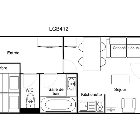 Confortable 2 Pieces, Skis Aux Pieds, 4 Pers, Proche Commerces - Fr-1-182a-13 Apartamento *