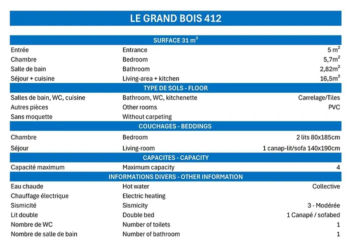 Confortable 2 Pieces, Skis Aux Pieds, 4 Pers, Proche Commerces - Fr-1-182a-13 *